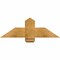Ekena Millwork Eugene Rough Sawn Timber Gable Bracket, Western Red Cedar, 36"W x 12"H x 2"D x 6"F, 8/12 Pitch GBW036X12X0206EUG00RWR - alternate 1